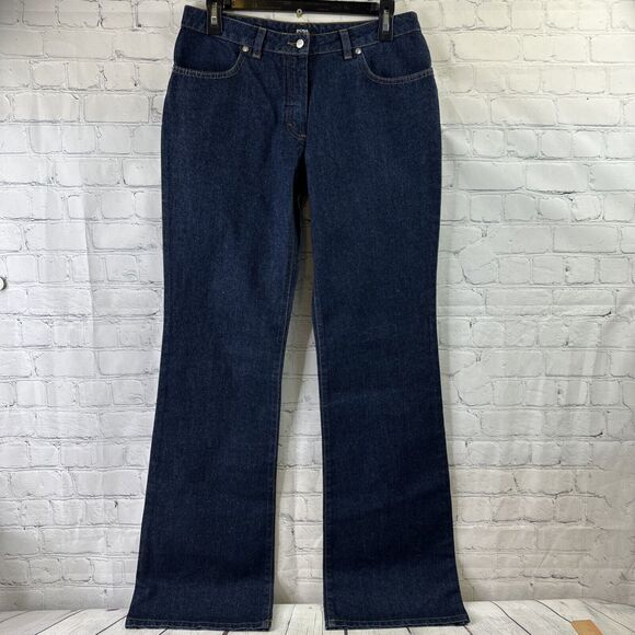 Hugo Boss Women's Jeans Denim Casual Straight Blue Pocket Zip Fly Size 36 - Picture 2 of 10
